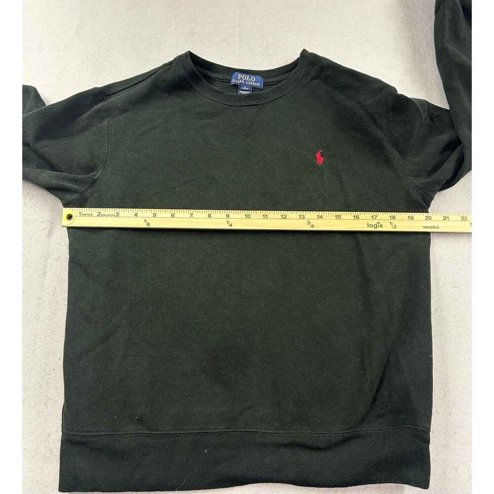 Kids Polo Ralph Lauren Crewneck Sweatshirt Youth Large Black